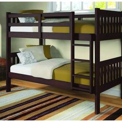Twin over twin bunk bed 