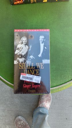 VHS tape shall we dance Roger’s Astaire