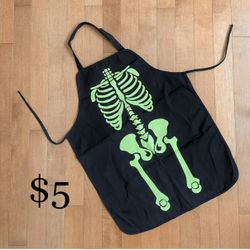 New Kids Skeleton Apron Glow In The Dark