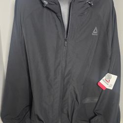 Reebok Infinity Active Performance Black Jacket Mens 3XL 