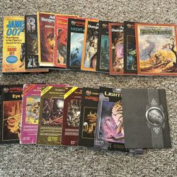 Dozens of Vintage Dungeons And Dragons and other RPG Games/Guides/Sets/Modules