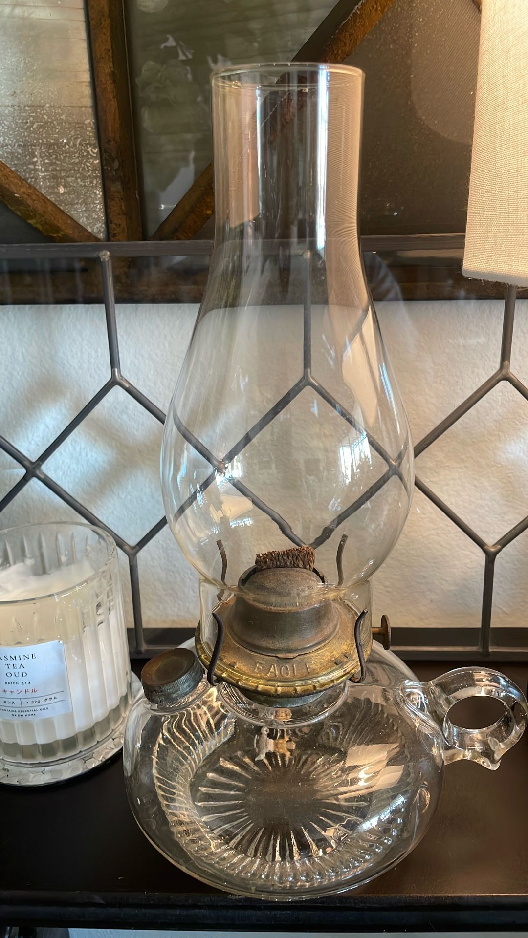 Vintage oil lamp