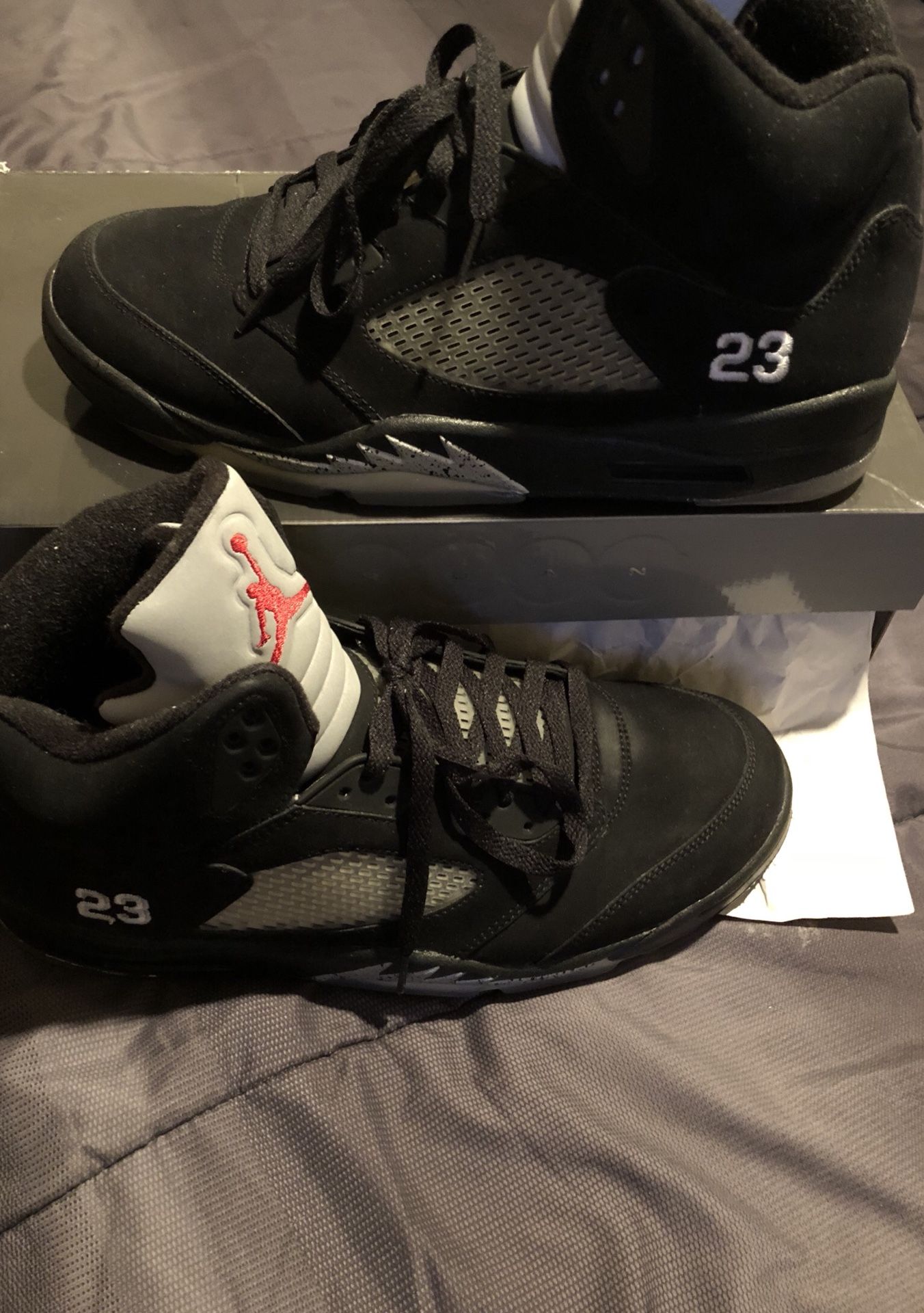 Air Jordan 5 Retro 2011 black Metallic size 13