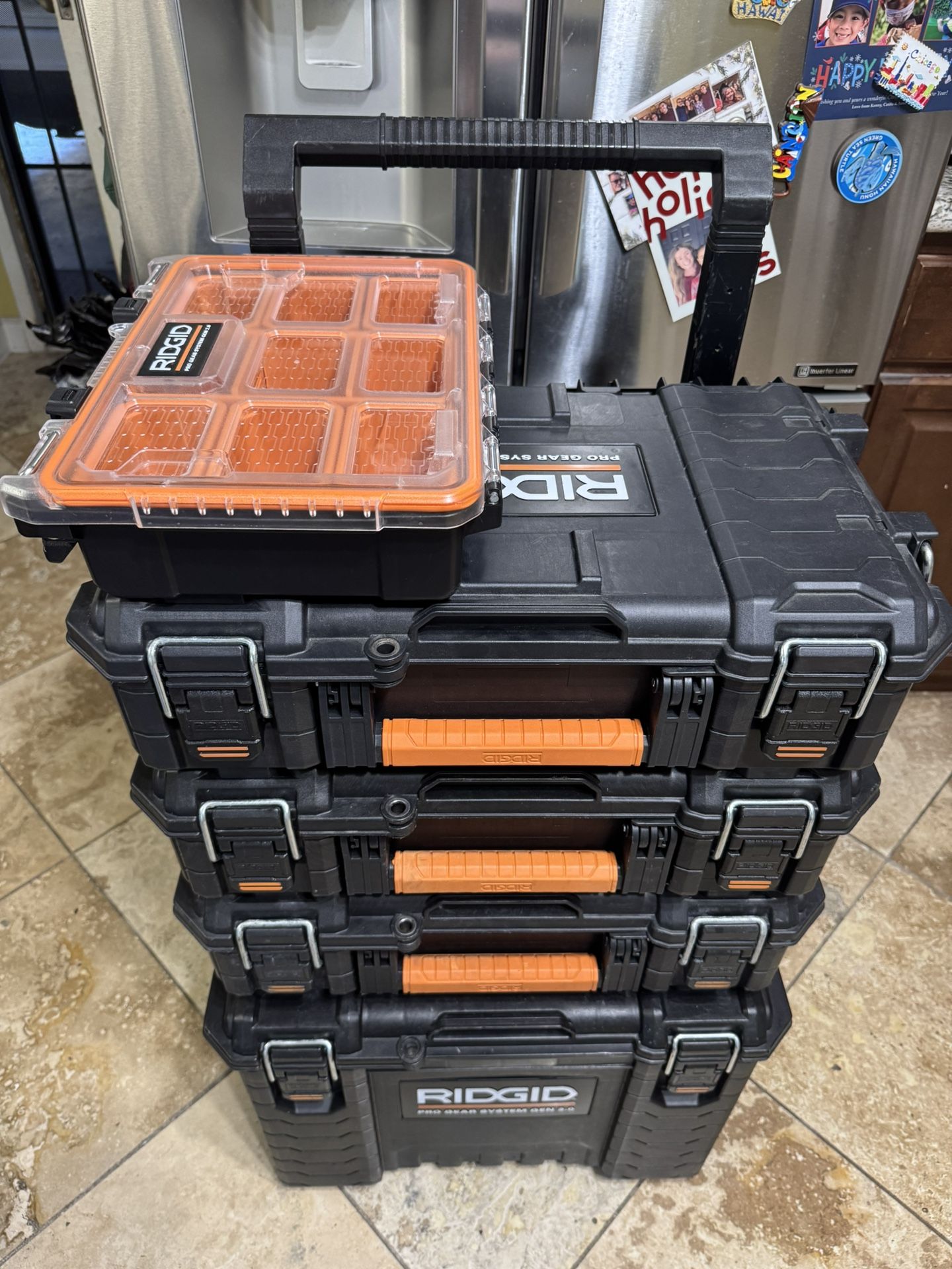 Rigid - Pro Gear System Gen 2.0 Stackable, 1 year old, 5 boxes