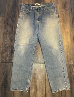 Levi’s 550 Relaxed Fit Jeans Men’s 36x34 Light Wash 100% Cotton Distressed