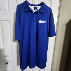 LA Dodgers Blue Polo Shirt
