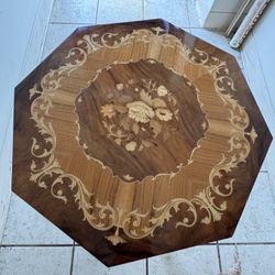 Italian Inlaid Side Table