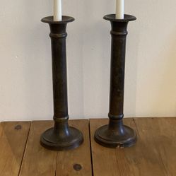 2 Metal Candle Holders