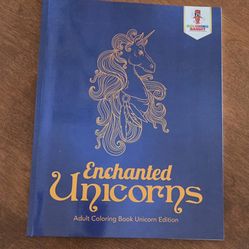 NEW Enchanted Unicorns Adult Coloring Book! 