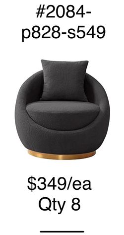 Iconic Home St Barths Accent Chair Cozy Plush Faux Shearling NEW IN BOX. free delivery & assembly