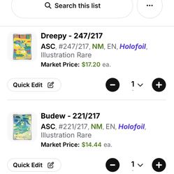 Ascended Heroes Singles Lot 