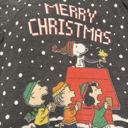 Christmas Snoopy Sweatshirt Size Large 