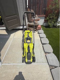Ryobi electric lawnmower