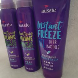 Aussie Miracle Curls Mousse 6 Ounce With Hold Gel