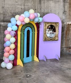 Rainbow Princess Backdrop