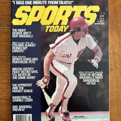 Sports Today Magazine - Mike Schmidt Philadelphia Phillies Penthouse Pets-1981