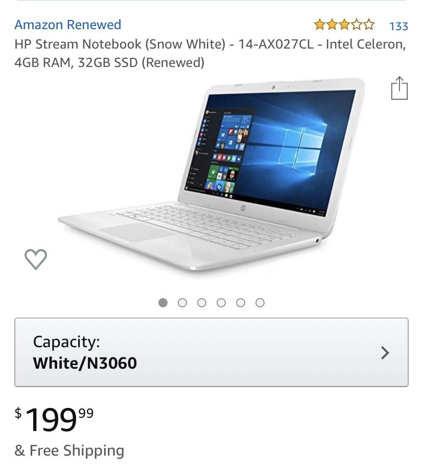 Hp stream notebook