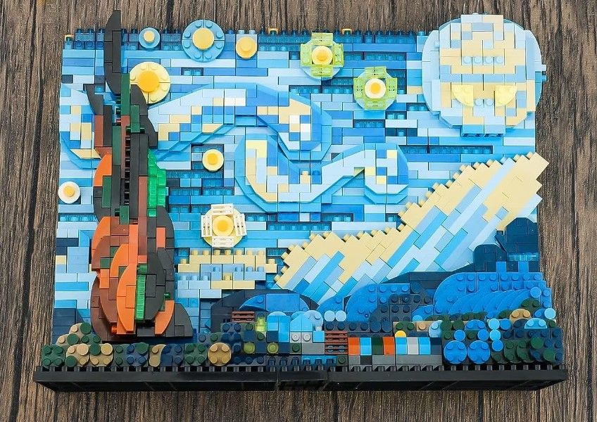 Moyu Micro Building Block Set – "Starry Night"