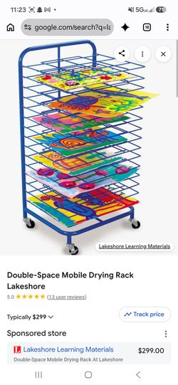 Lakeshore Mobile Art Drying Rack