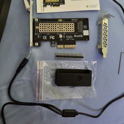 PAO9-HS M2 NvMe To Pcle 4x Adapter,H.S For SSD Cooling