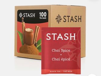 Stash Chai Spice Black Tea 100 Bags-5 boxes