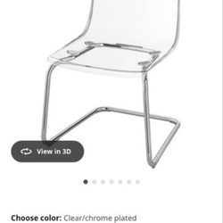 2 Ikea chairs Tobia for sale