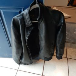 Mens Leather Jacket Size Medium