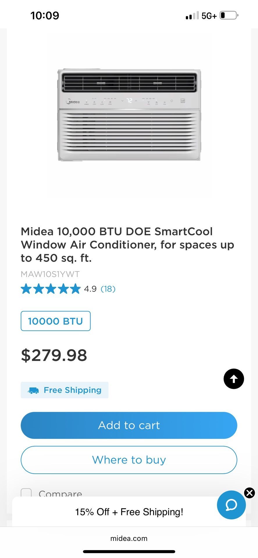 Midea Window Ac