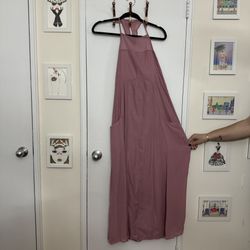 ASOS Dusty Pink Maxi Dress Size XS