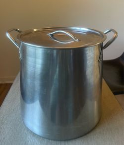 🔥 Heavy Duty Stainless Steel Stock Pot with Lid – 12.25” × 9”