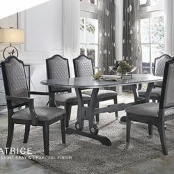 7PC House Beatrice Dining Room Set 