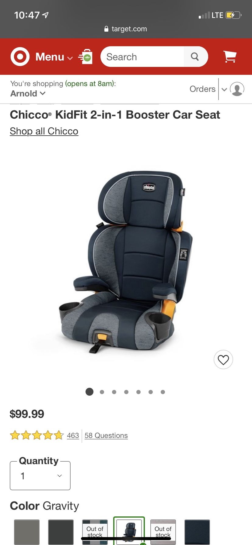 Brand new car seat still in box $80 obo