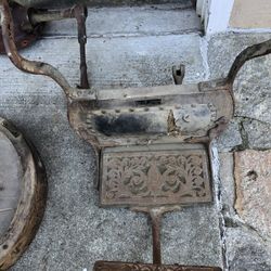 Rare Koch Round Bottom Round Back Footrest