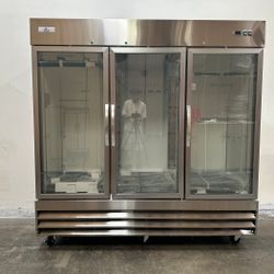 NSF 3Glass Door Stainless Steel Commercial Freezer CFD-3FFGSS