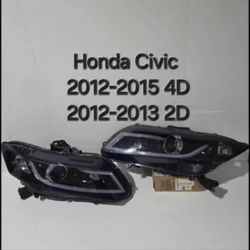 Honda Civic 2012-2015 Headlights 