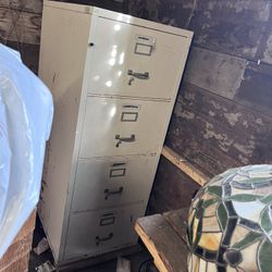 Large Metal Fire-rated Filing Cabinet