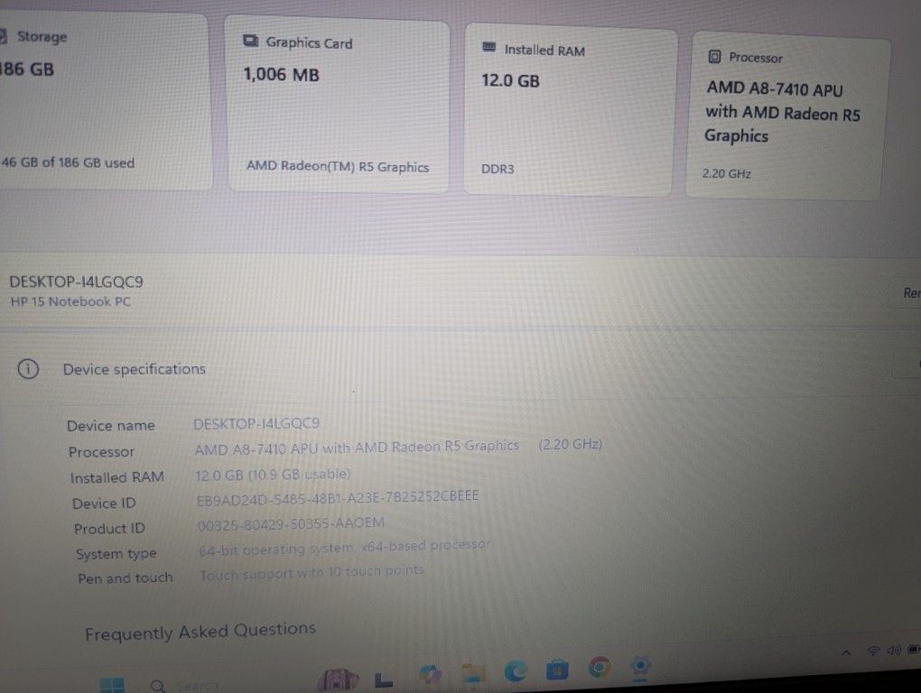 Hp Touchscreen Laptop