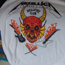 Stranger Things Metallica Hellfire Club 