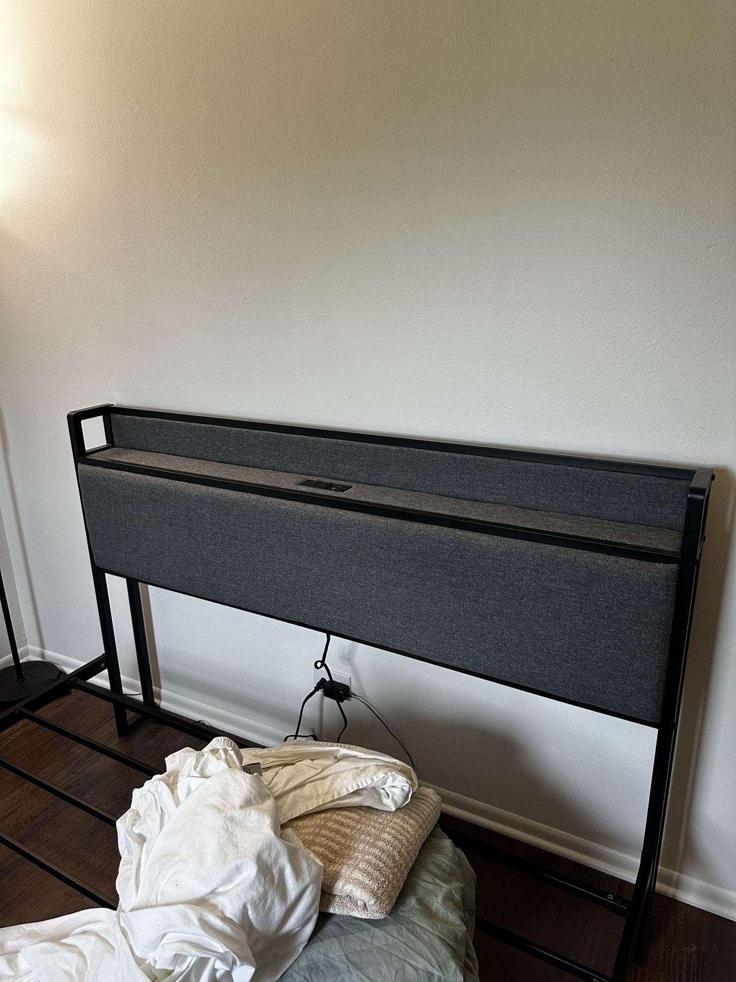 Queen Bed Frame With Charging Station