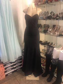 Black mermaid style dress