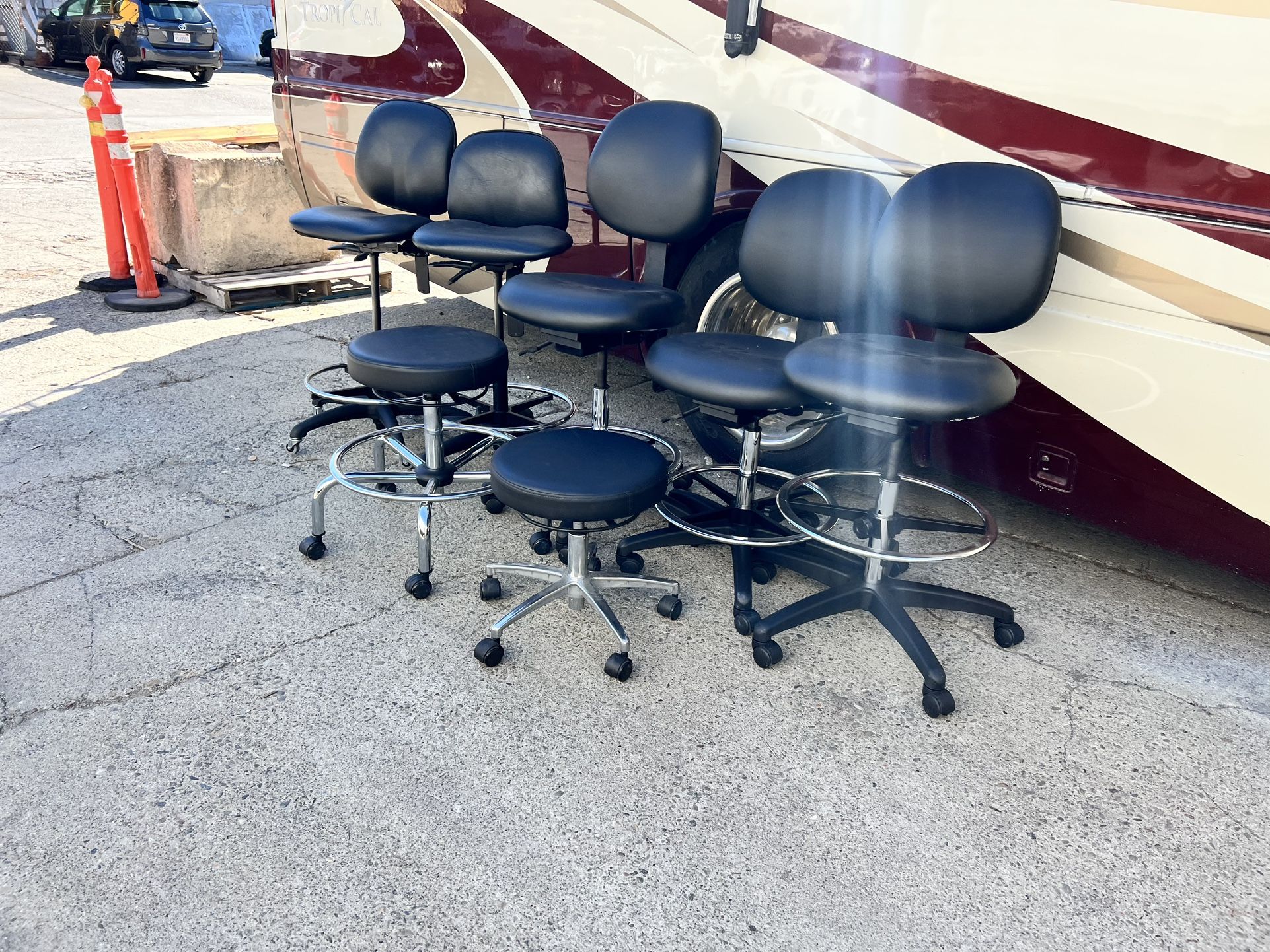 Laboratory chairs and stools $25 each 