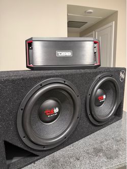 12 Inch Subwoofers with 4500 Watt Amp