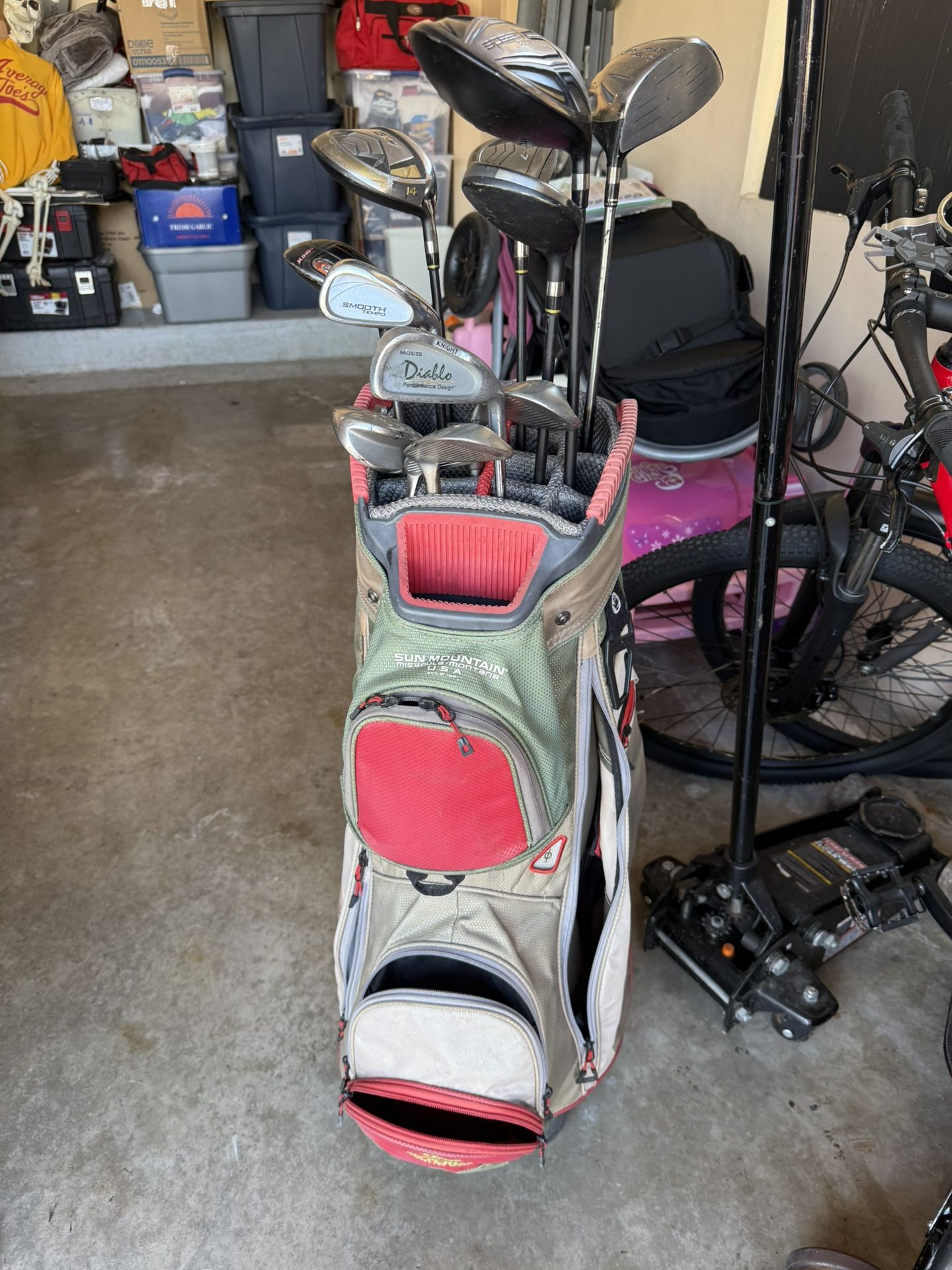 Golf Bag & Golf Clubs