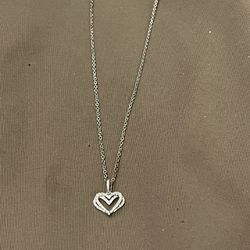 Vera Wang Love Collection 1/10th Carrot Diamond Sterling Silver 