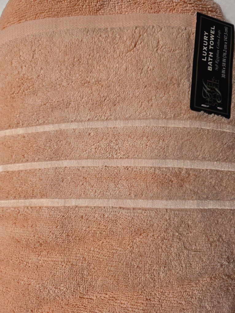 NEW 2 Sets Of Hotel Style Egyptian Cotton Bath Towels