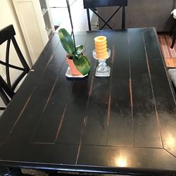 Rustic dining table