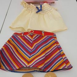 American Girl JULIE SUMMER SKIRT SET - NEW - IN ORIGINAL BOX - COMPLETE