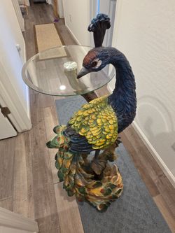 Peacock Sculpture/Table - Design Toscano
