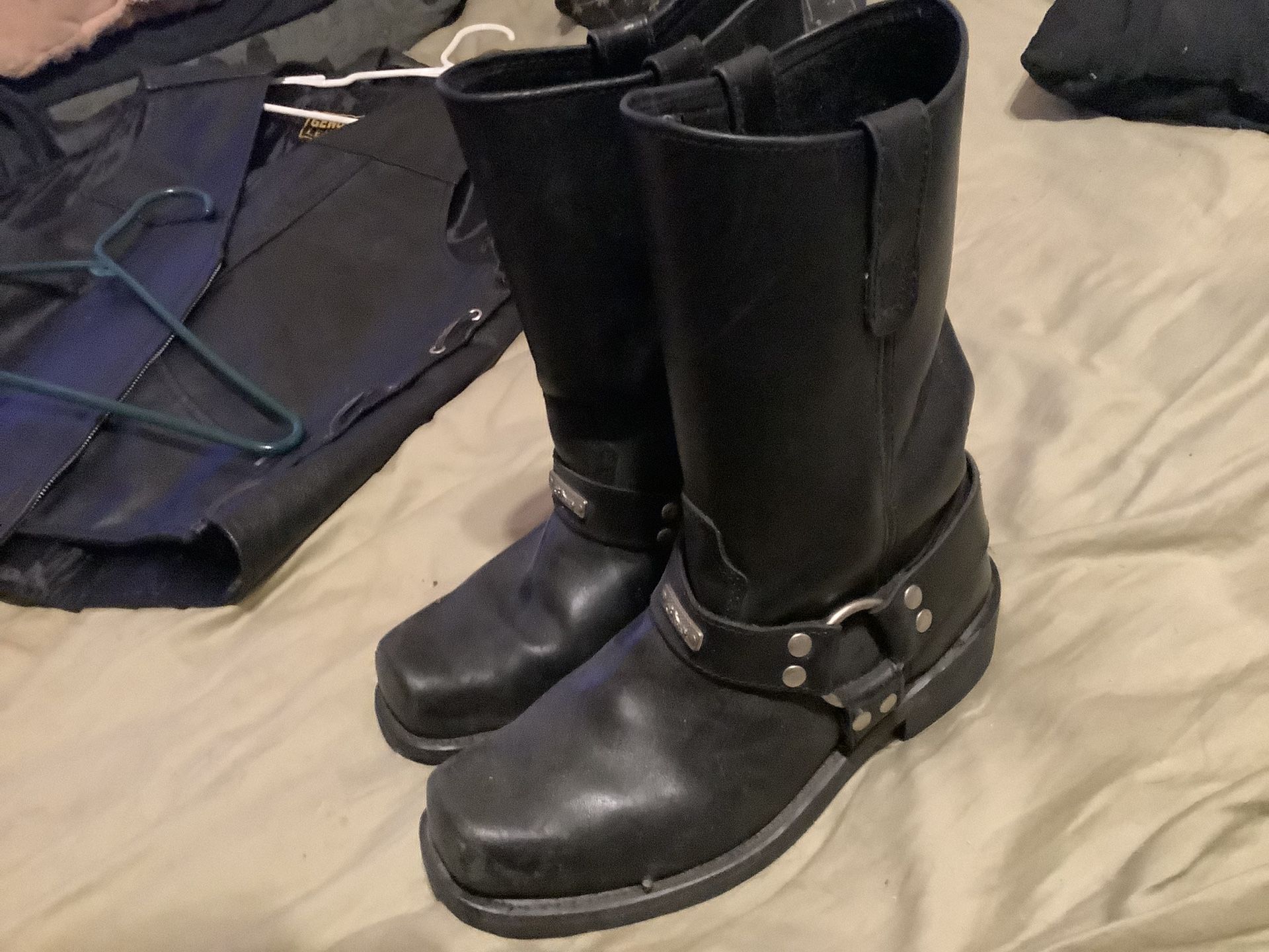 Leather Boots