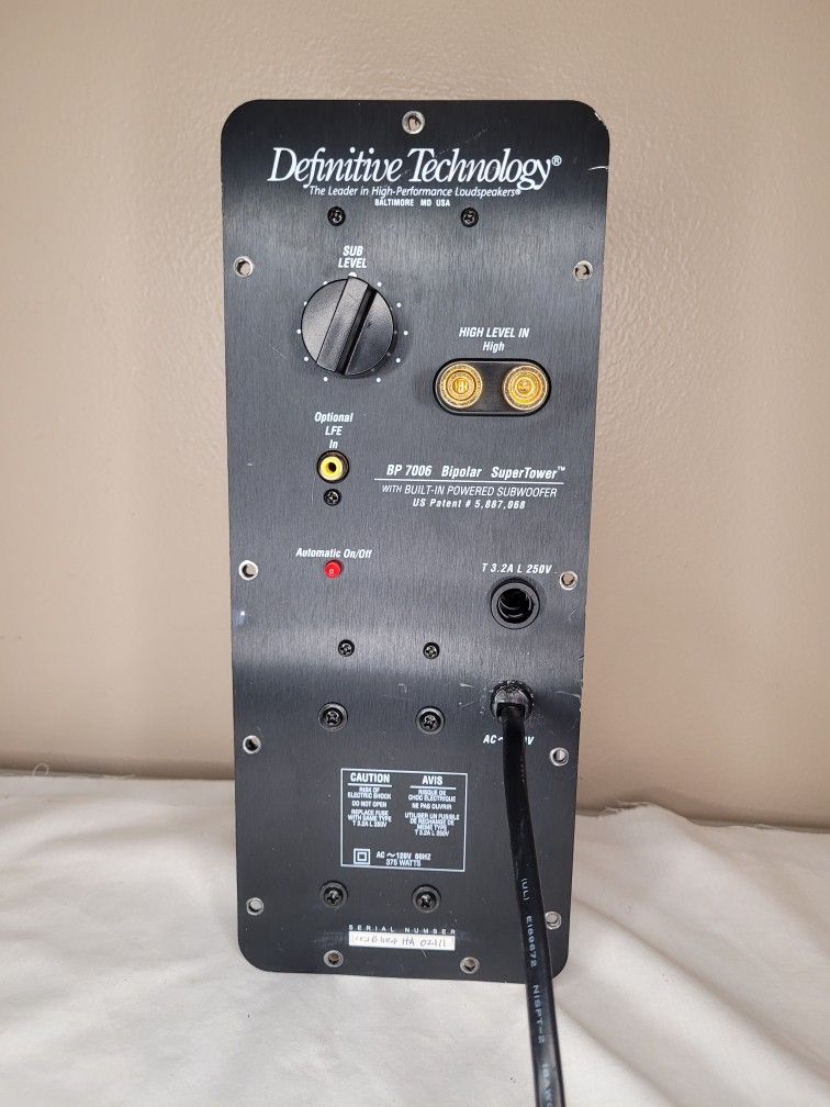 Definitive Technology BP-7006 Speaker Plate Subwoofer Amplifier For Parts / Repair